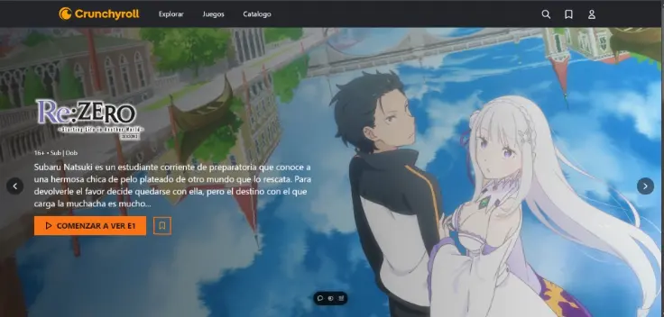 Proyecto Clon de Crunchyroll